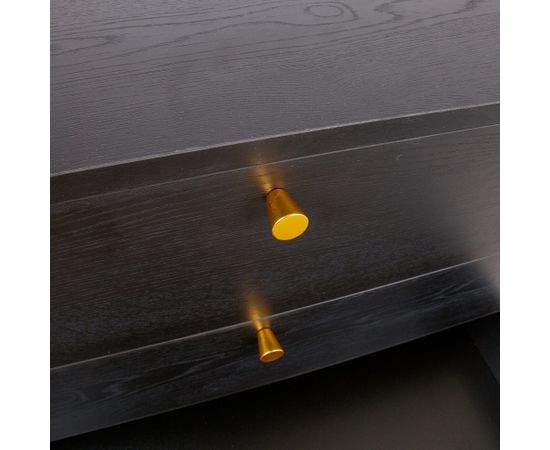 Kumode LUXEMBOURG 80x40xH90cm, melns / varš