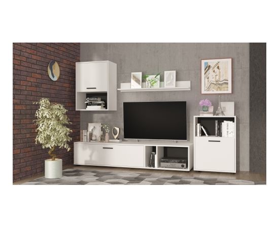 Tuckano AVO wall unit 331.5x36x180 cm White