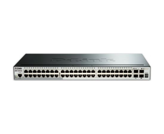 D-Link DGS-1510-52X network switch Managed L3 Gigabit Ethernet (10/100/1000) 1U Black