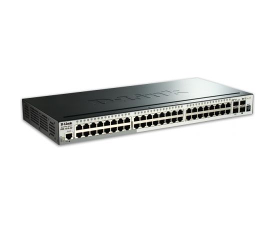 D-Link DGS-1510-52X network switch Managed L3 Gigabit Ethernet (10/100/1000) 1U Black