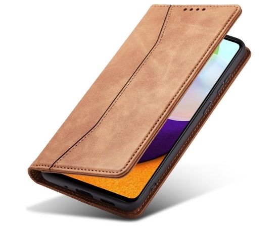 Fusion Magnet Fancy 2 книжка чехол для Samsung A536 Galaxy A53 5G коричневый