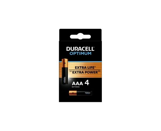 Baterijas Duracell Optimum AAA 4pack