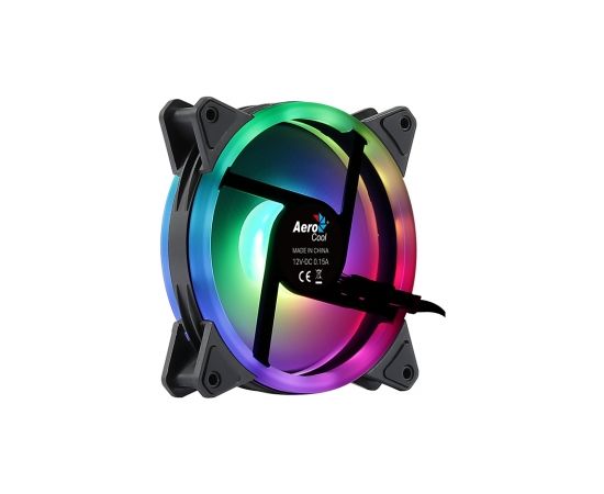 Aerocool Duo 12 ARGB 6-pin Computer case Fan 12 cm Black