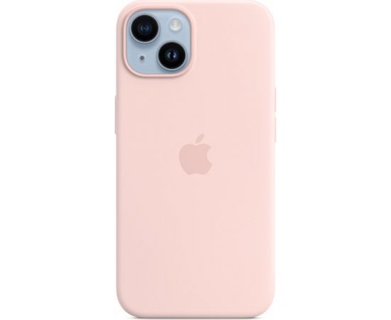 Apple iPhone 14 Silicone Case with MagSafe Chalk Pink