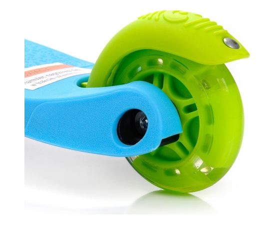 Skrejritenis METEOR LED riteņiem TUCAN zila Skrejriteņi bērniem