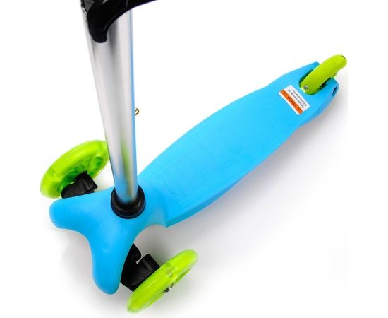 Skrejritenis METEOR LED riteņiem TUCAN zila Skrejriteņi bērniem