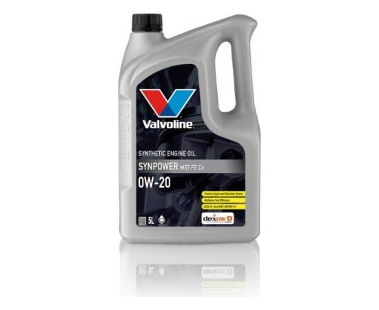 Motoreļļa Synpower MST C6 0W20 5L, Valvoline