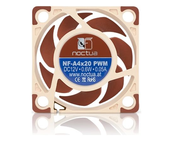 Noctua NF-A4x20 PWM Computer case Fan 4 cm Beige, Brown