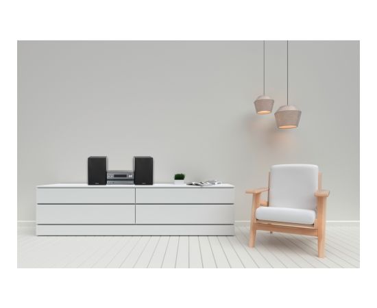 Kenwood M-918DAB-H home audio system Home audio micro system 10 W Aluminium, Black Музыкальные центры