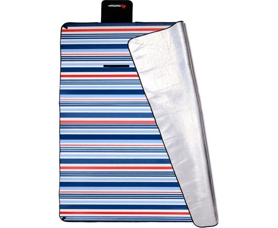 Piknika paklājiņš METEOR  XL 180x200 cm multicolour stripes Различные аксессуары