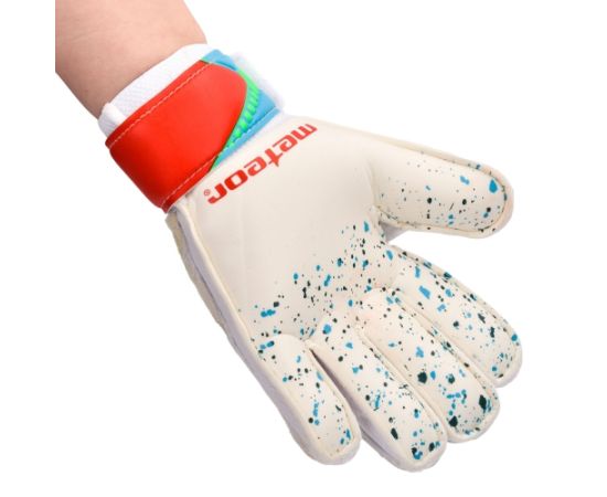 Vārtsargu cimdi Meteor Defence 4 white Futbolam