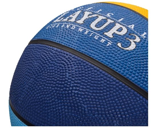 Basketbola bumba Meteor Layup 3 blue / yellow / light blue