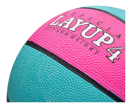 Basketbola bumba Meteor Layup 4 pink / blue Для баскетбола