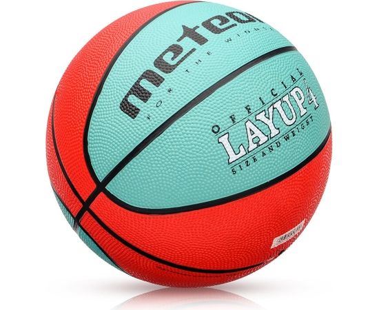 Basketbola bumba Meteor Layup 4 red / green