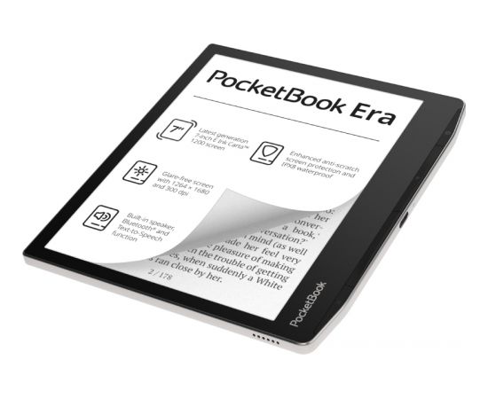 PocketBook 700 Era Silver e-book reader Touchscreen 16 GB Black, Silver 17.8 cm (7")