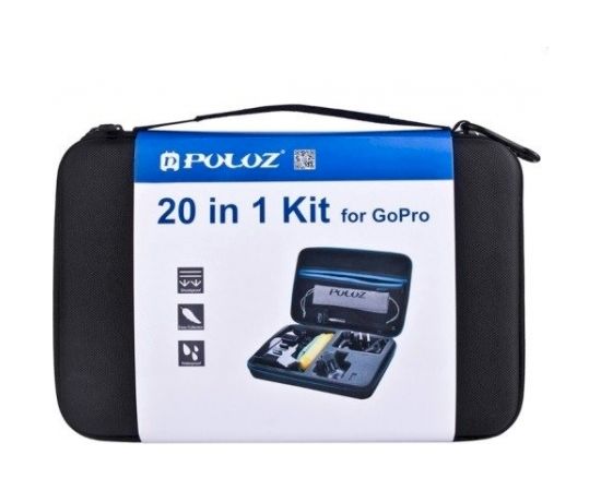 Набор аксессуаров Puluz 20 в 1 для экшн-камер / GoPro / HERO9 (EVA)