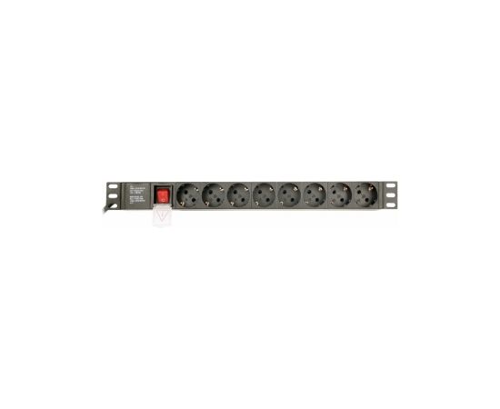 Gembird Power Distribution Unit PDU 8 Schuko Sockets 1U 16A 3 m