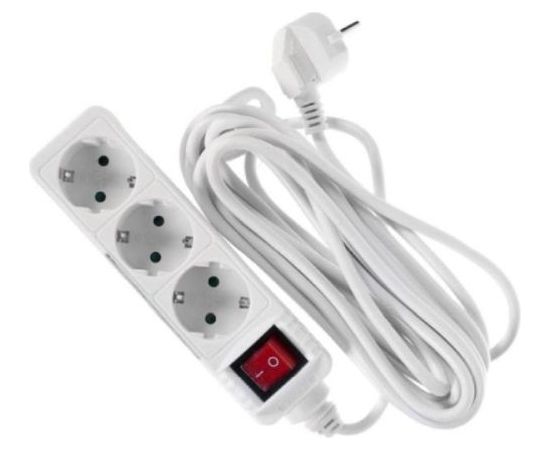 BELLIGHT BL-G03S-3 Pagarinātājs ar slēdzi 3Z 3M Strāvas pagarinātāji