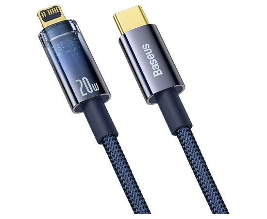 Baseus Explorer,USB-C to Lightning Cable, 20W, 2m (Blue)