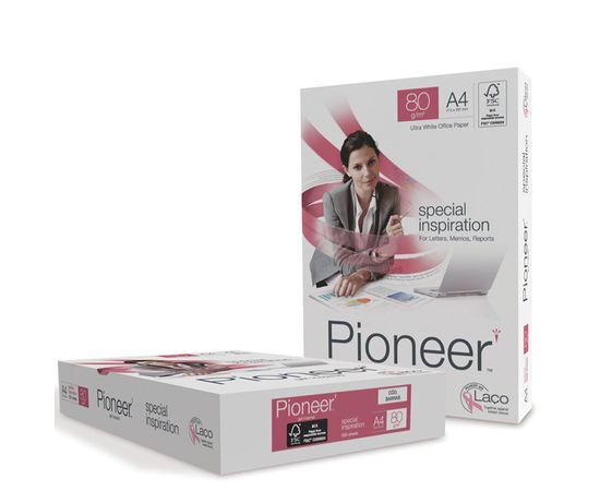 Papīrs Pioneer, A4, 80 g/m2, 500 loksnes (Ir veikalā)