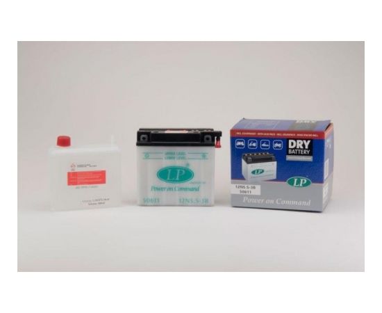 Landport LP Motorcycle MA 12N5,5-3B 12V Ah 60A 138x61x131 With Acid Pack MA 12N5,5-3B
