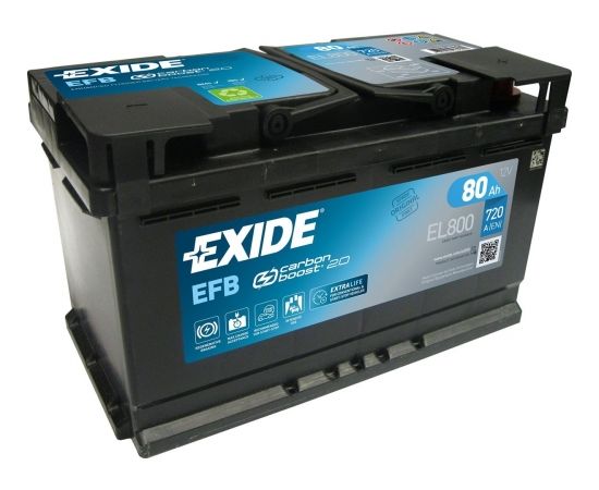 Exide EFB EL800 12V 80Ah 720A 315x175x190 EL800