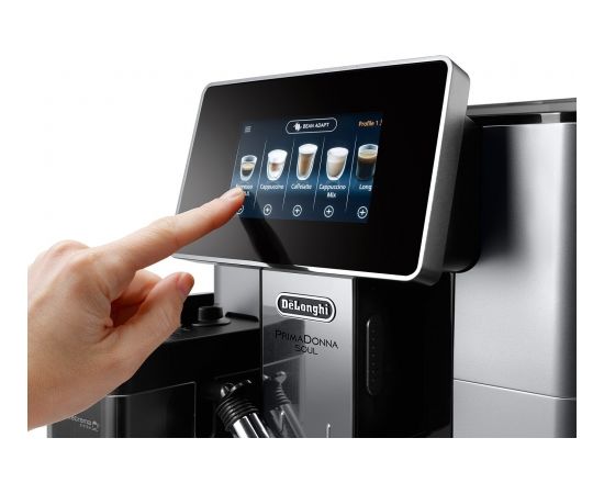 Delonghi De’Longhi PrimaDonna ECAM610.55.SB coffee maker Fully-auto Espresso machine 2.2 L