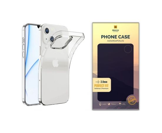 Mocco Original Clear Case 2mm Силиконовый чехол для Apple iPhone 14 Plus Прозрачный
