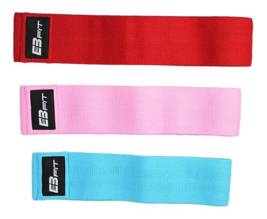 Pretestības gumiju komplekts hip band 3w1 Eb fit