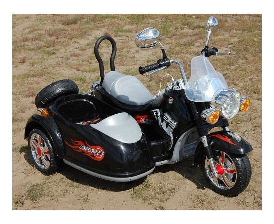 Divvietīgs elektriskais motocikls, melns