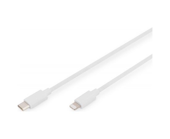 Digitus Lightning to USB-C data/charging cable DB-600109-020-W USB-C to Lightning, USB C, Apple Lightning 8-pin, 2 m