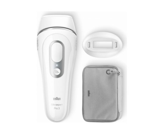 Braun PL3020 Silk-expert Pro 3 IPL Silver/White, Corded Epilator Epilatori, bikini trimmeri, sieviešu skuvekļi
