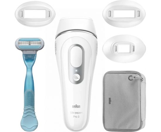 Braun PL3221 Silk-expert Pro 3 IPL Silver/White, Corded Epilator