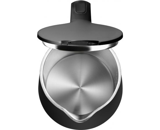 Adler Tējkanna AD 1345b Electric, 2200 W, 1.7 L, Stainless steel, 360° rotational base, Black