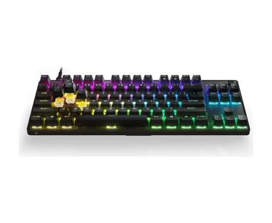 SteelSeries Gaming Keyboard Apex 9 TKL, RGB LED light, US, Black, Wired