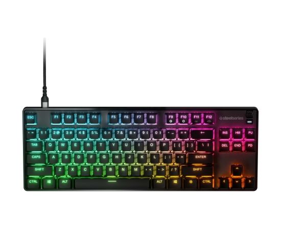 SteelSeries Gaming Keyboard Apex 9 TKL, RGB LED light, US, Black, Wired