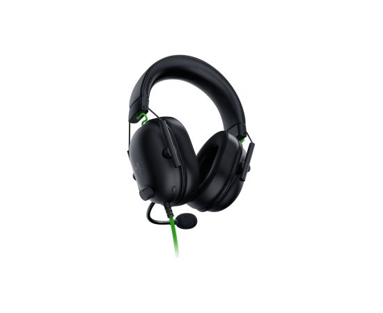 Razer Esports Headset BlackShark V2 X Wired, Over-ear, Microphone, Black, 3.5 mm, Noice canceling, Black