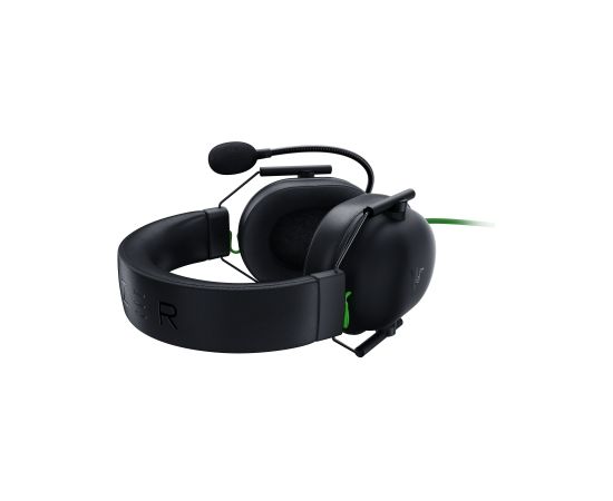 Razer Esports Headset BlackShark V2 X Wired, Over-ear, Microphone, Black, 3.5 mm, Noice canceling, Black