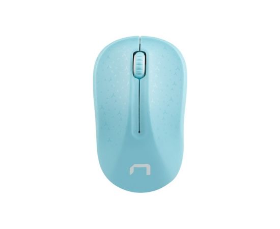 Natec Mouse, Toucan, Wireless, 1600 DPI, Optical, Blue/White