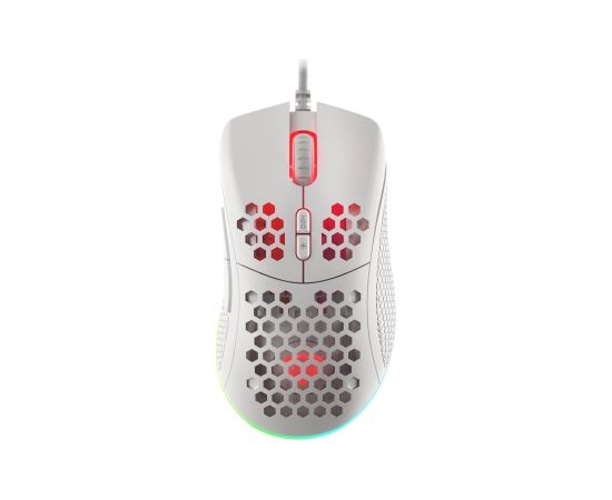 Genesis Gaming Mouse Krypton 555 Wired, 8000 DPI, USB 2.0, White