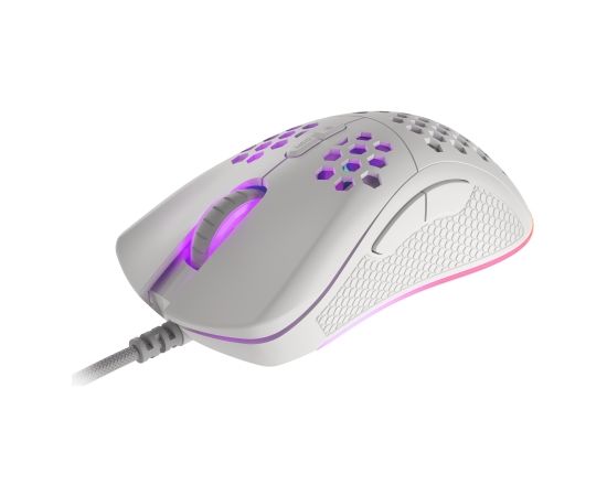 Genesis Gaming Mouse Krypton 555 Wired, 8000 DPI, USB 2.0, White