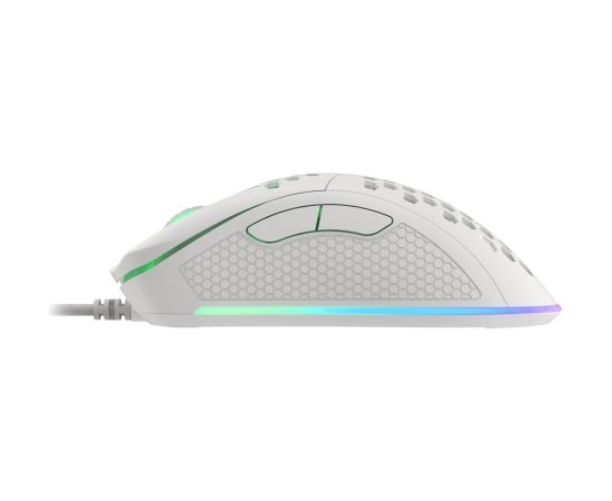 Genesis Gaming Mouse Krypton 555 Wired, 8000 DPI, USB 2.0, White