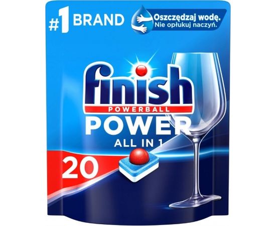 FINISH Tabletki Power All-in-1 20 Fresh Tīrīšanas un Ķīmiskie līdzekļi