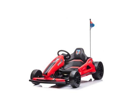 (Ir Veikalā) Bērnu elektriskais kartings - GoKart Speed7, sarkans LN10278