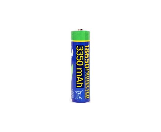 Akumulators Energenie Lithium-ion 18650 Protected 3350mAh