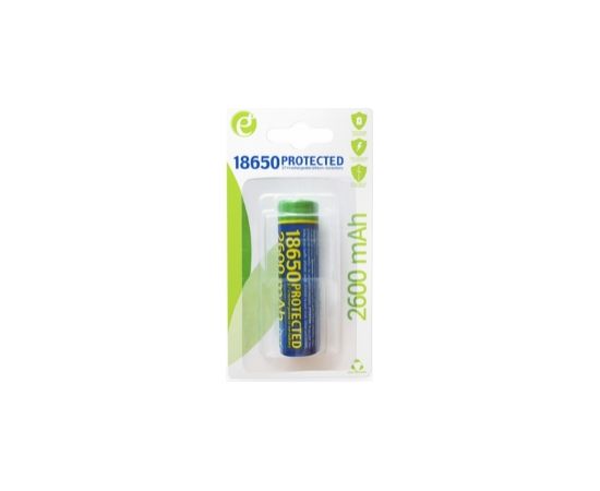 Akumulators Energenie Lithium-ion 18650 Protected 2600 mAh