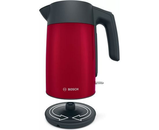 Electric kettle Bosch TWK 7L464, 2400 W, 1.7 l Red