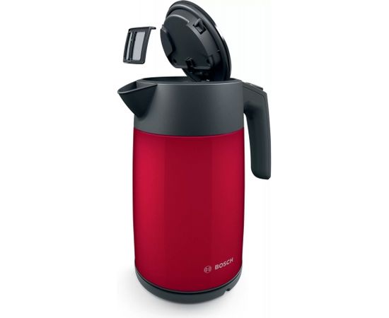 Electric kettle Bosch TWK 7L464, 2400 W, 1.7 l Red