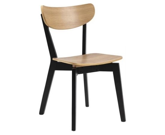 Krēsls ROXBY 45x55xH79.5cm ozola/melns