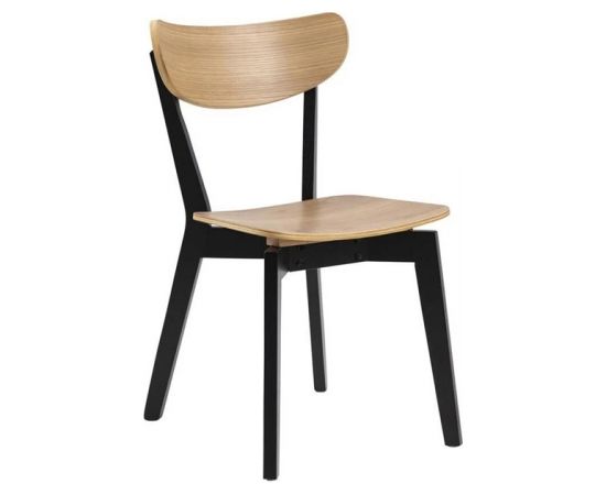 Krēsls ROXBY 45x55xH79.5cm ozola/melns